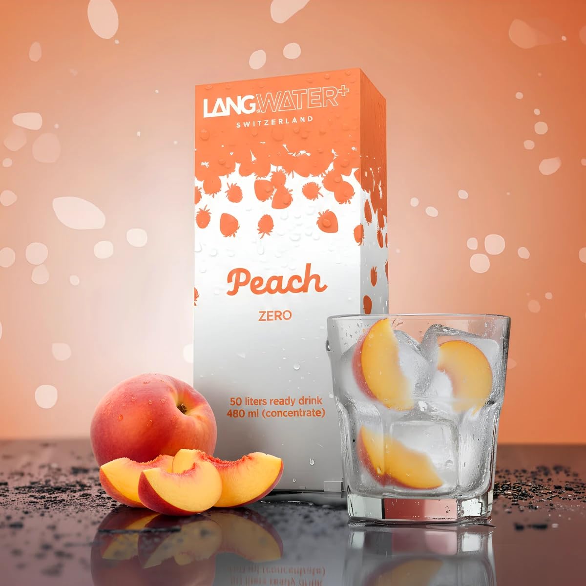Lang Flavors LANGPAK arôme Pêche zéro sucre
