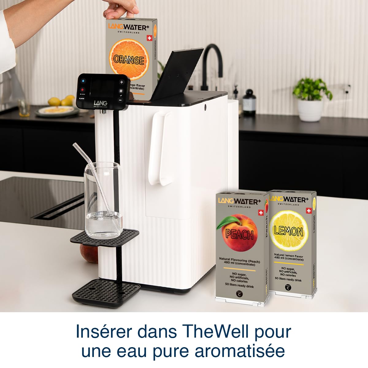 Lang Flavors arôme eau pêche naturelle 50 L The Well