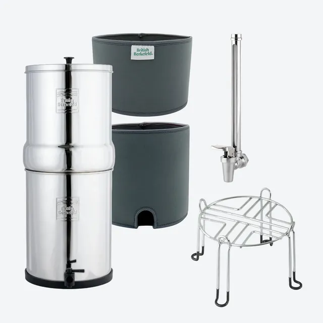 British Berkefeld 8,5L système gravité Ultra Sterasyl + housse