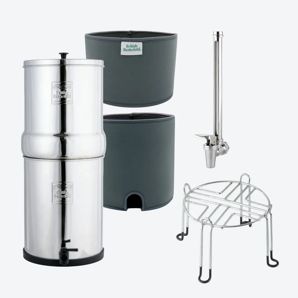 British Berkefeld 8,5L système gravité Ultra Sterasyl + housse
