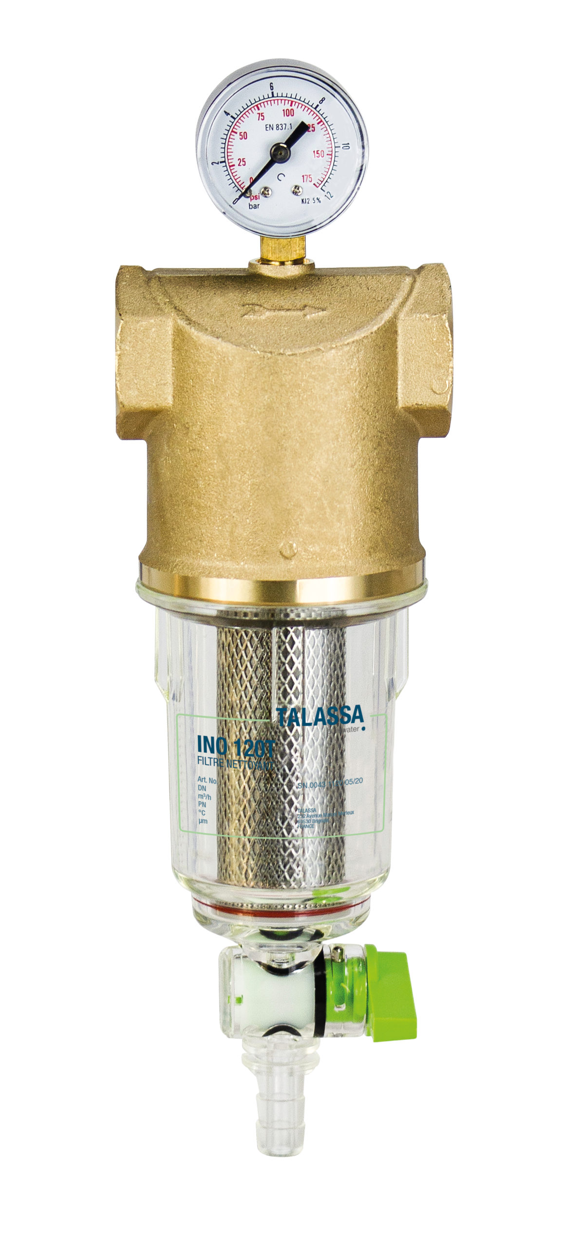 TALASSA Filtration domestique INO 120T filtre eau