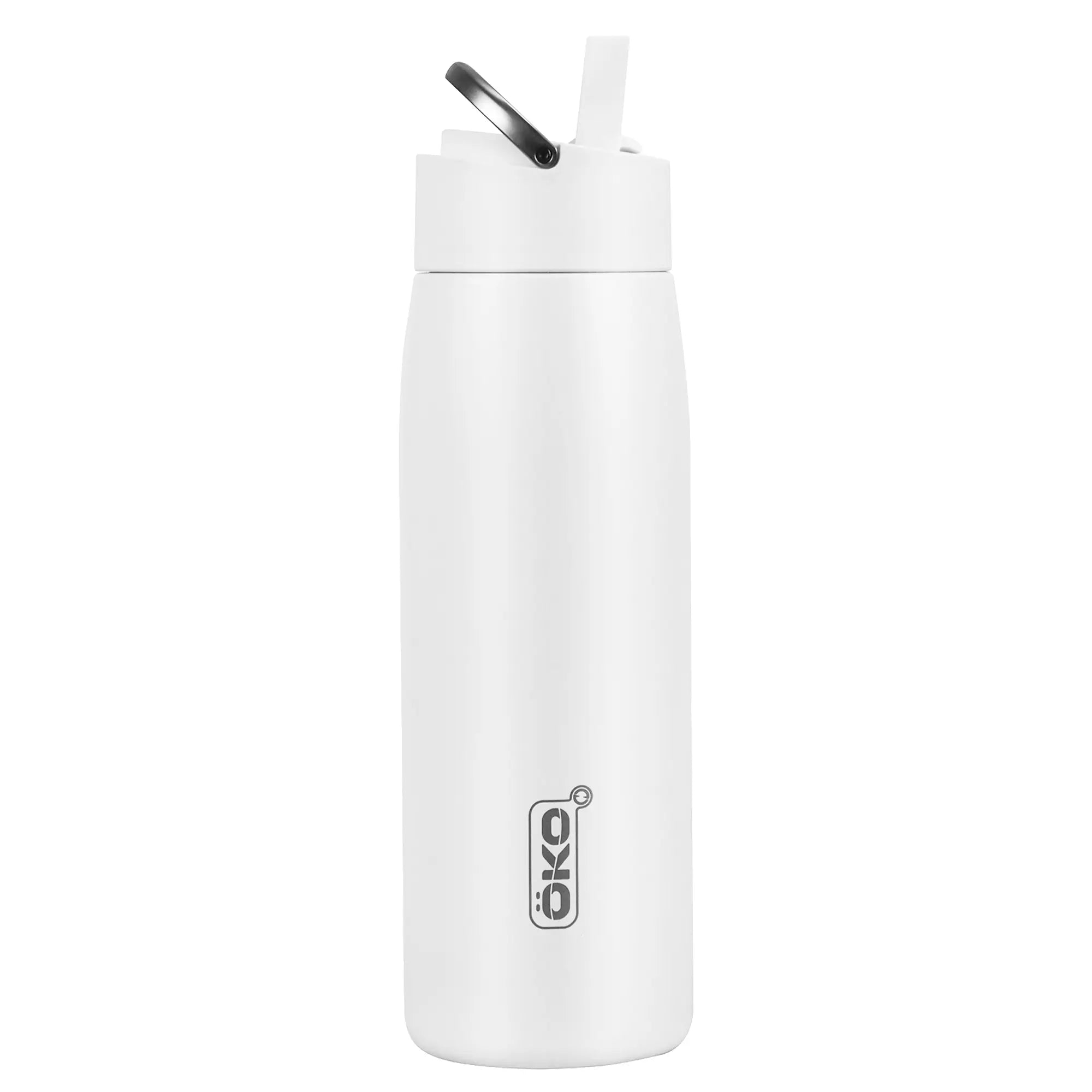 ÖKO ÖKO DUO gourde filtrante isotherme métal noir blanc