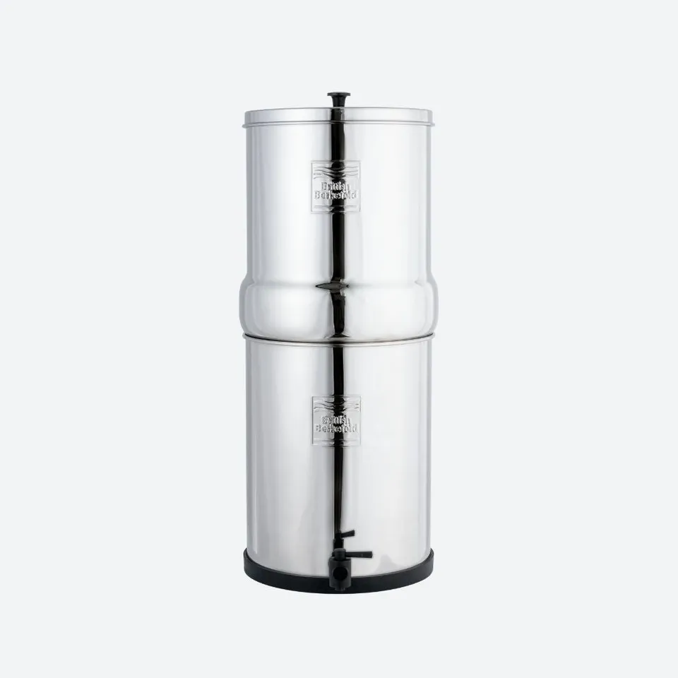 British Berkefeld Inox 8,5L Fontaine à Eau 2 Filtres Ultra Sterasyl