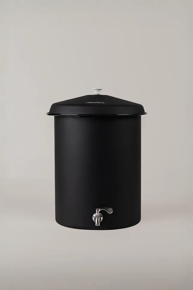 Ecofiltro 20L filtre à eau noir mat 20 litres sans plastique