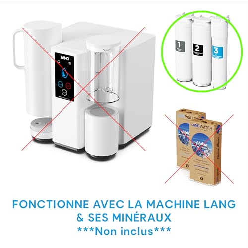 Lang Filters The Well set 3 cartouches osmoseur sédiment charbon