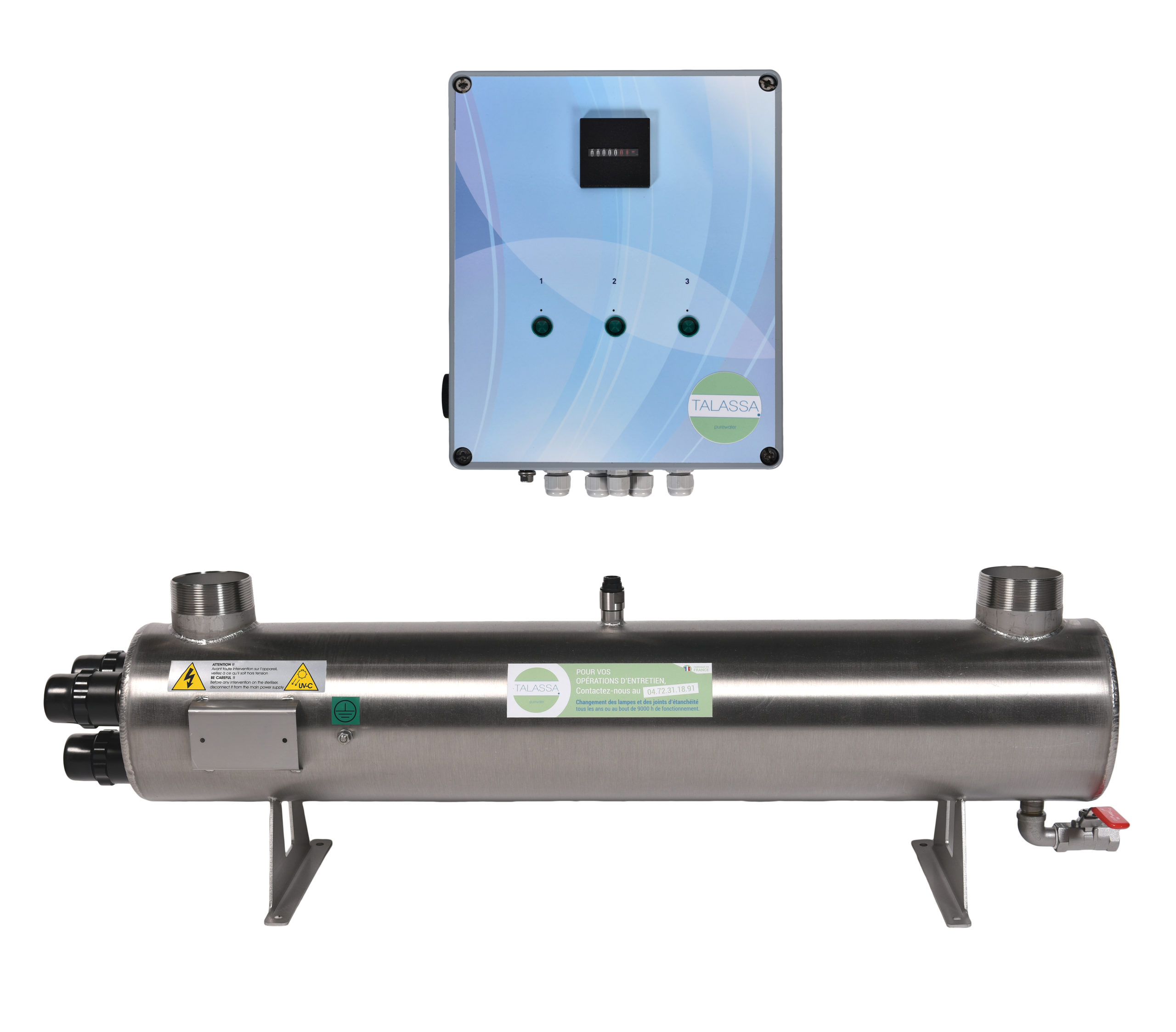 Talassa Stérilisateur UV 23 m3/h traitement eau potable