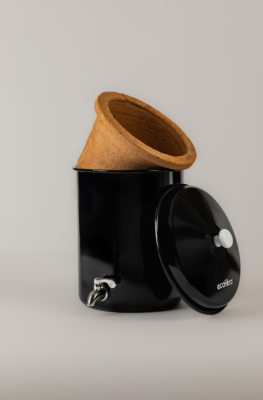 Ecofiltro 5L Filtre à eau Noir 5 litres sans plastique