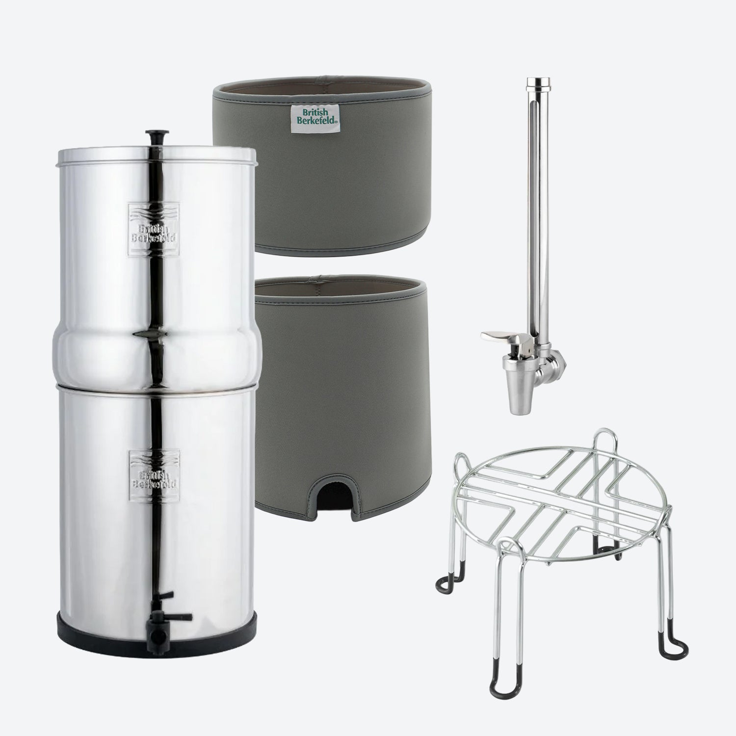 British Berkefeld 8,5L système gravité Ultra Sterasyl + housse