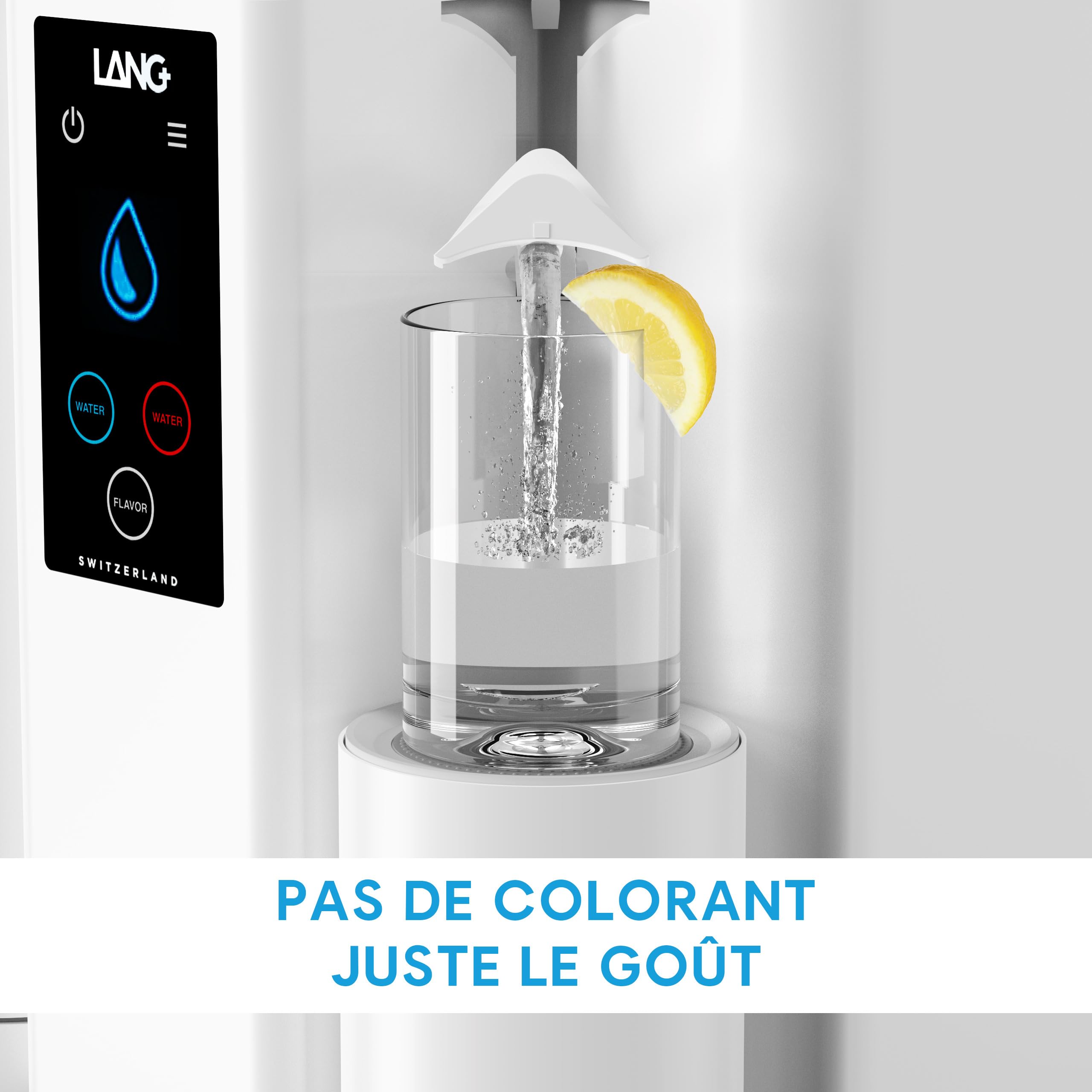 Lang Flavors arôme eau pêche naturelle sans sucre 50 L