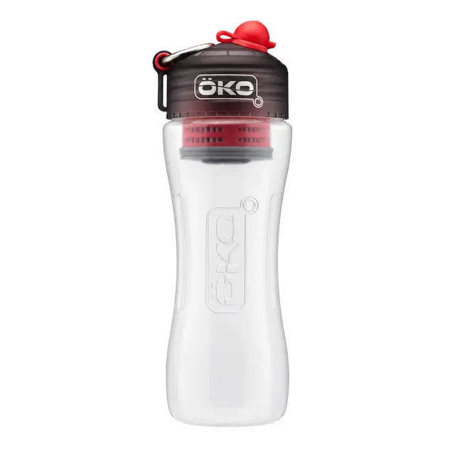 ÖKO Gourde filtrante 650mL Rouge filtre inclus ultrafiltrante