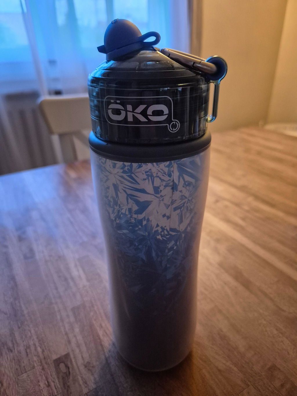 ÖKO Fresh gourde filtrante isotherme 600 mL bleu filtre inclus