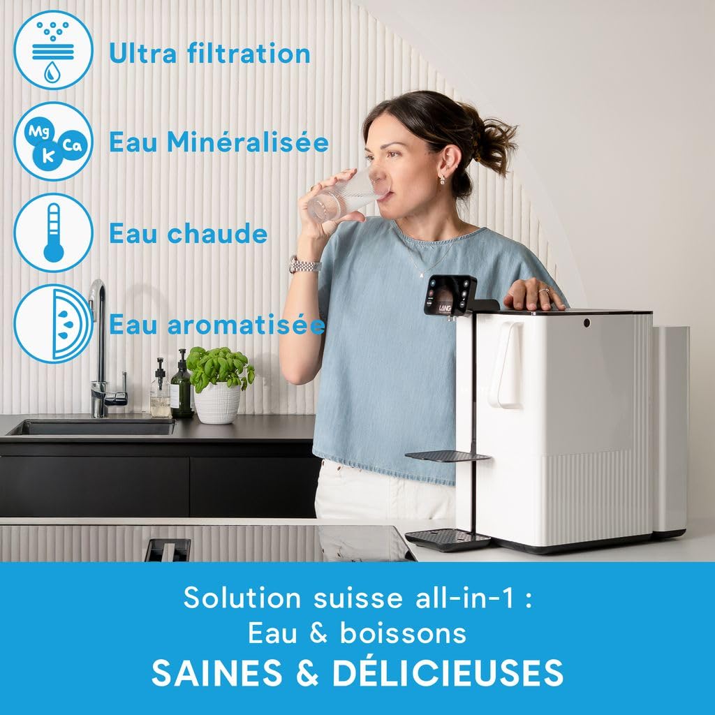 Lang Starter Kits TheWell 2 purificateur osmoseur bleu minéraux