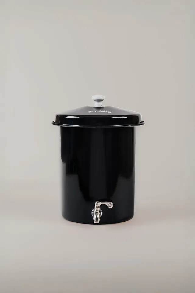 Ecofiltro 5L Filtre à eau Noir 5 litres sans plastique