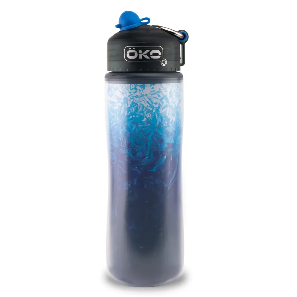 ÖKO Fresh gourde filtrante isotherme 600 mL bleu filtre inclus