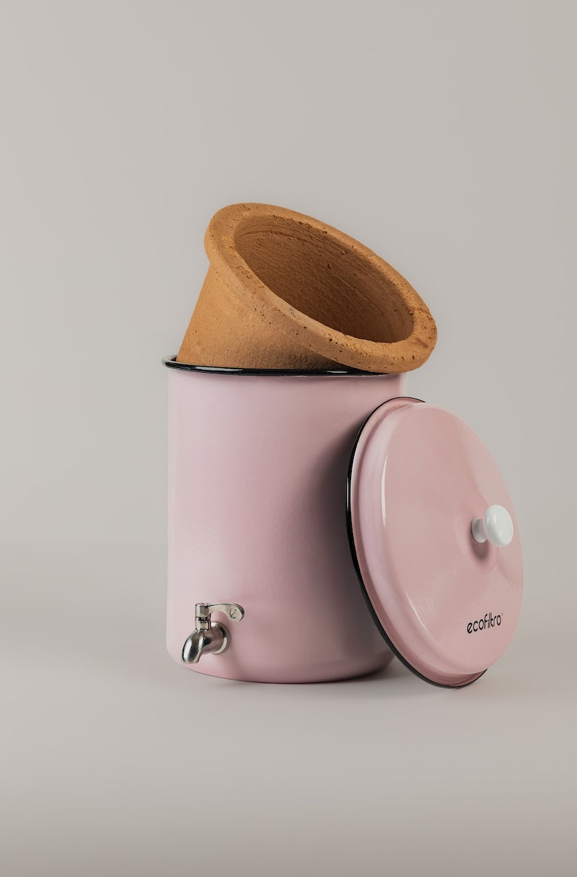 Ecofiltro 5L filtre à eau rose bébé 5 litres sans plastique