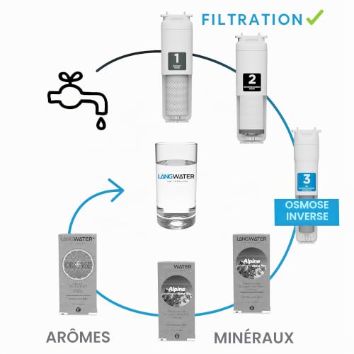 Lang Filters The Well set 3 cartouches osmoseur sédiment charbon