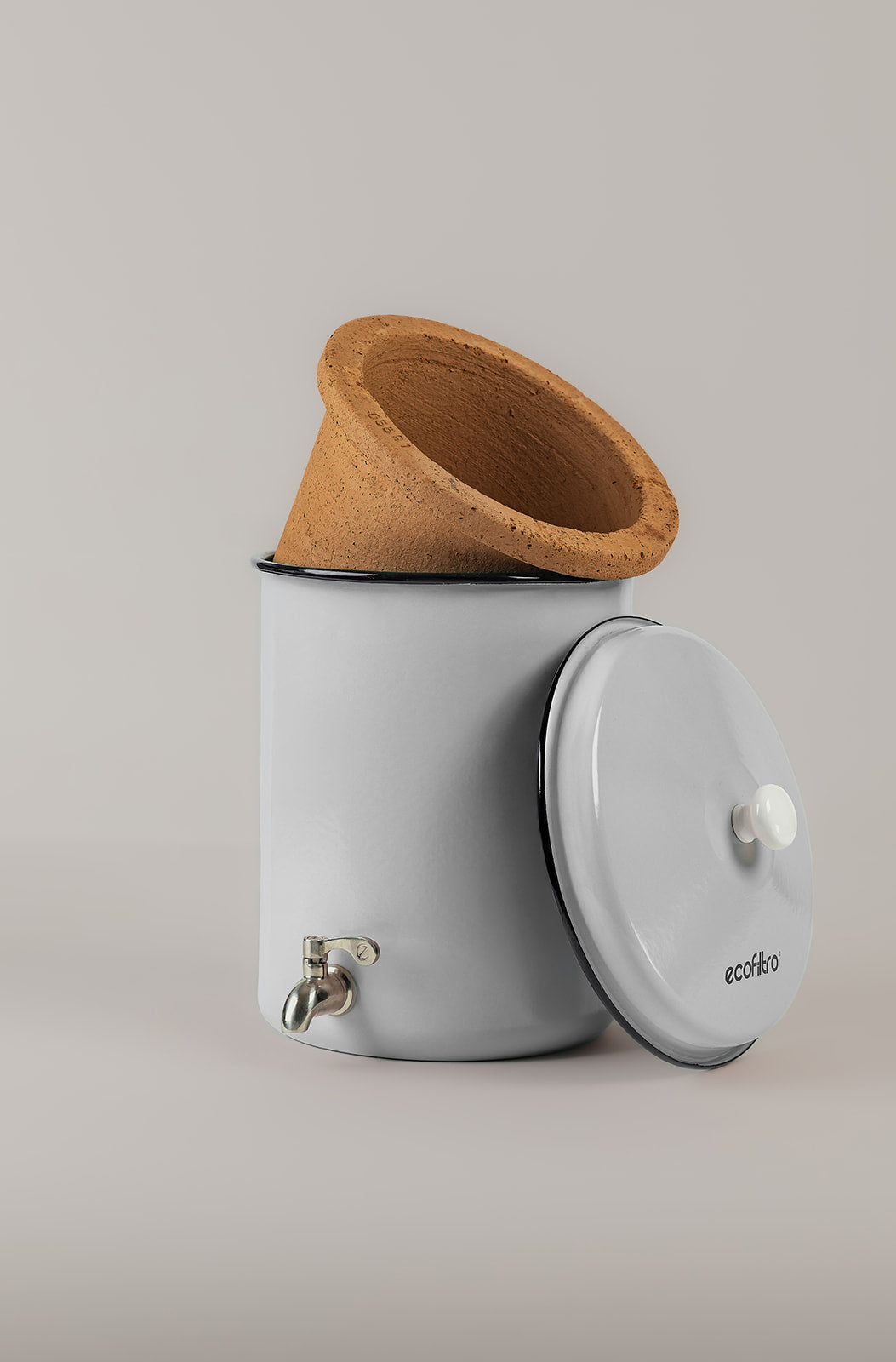 Ecofiltro 5L filtre à eau blanc 5 litres sans plastique