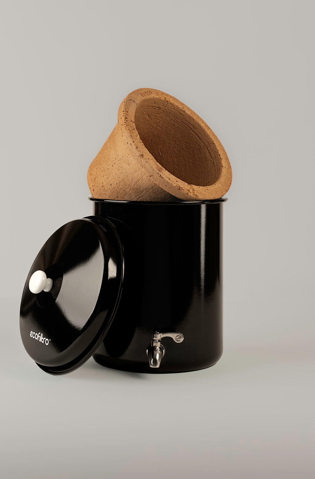 Ecofiltro 5L Filtre à eau Noir 5 litres sans plastique