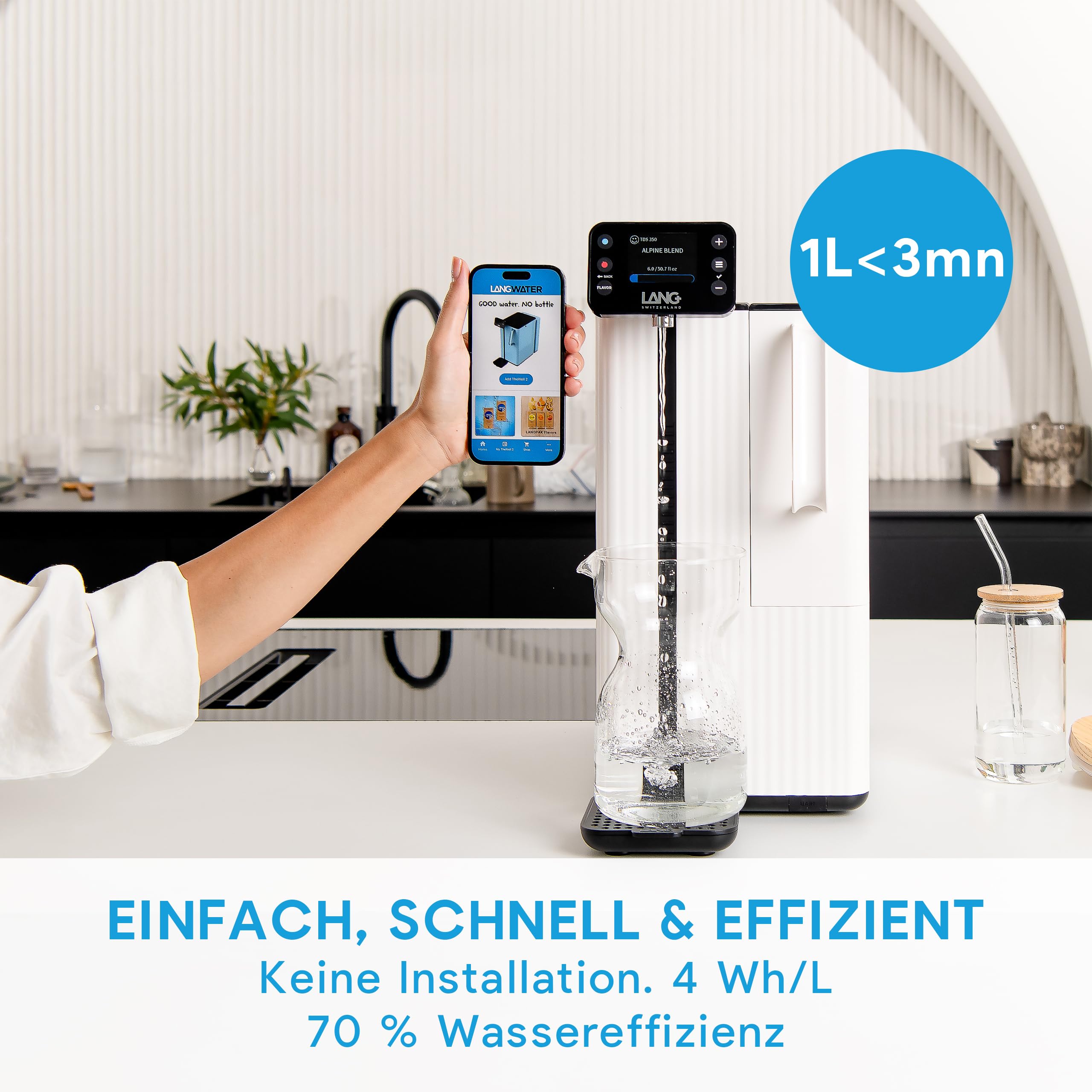 Lang Starter Kits TheWell2 osmoseur eau blanc minéraux UV