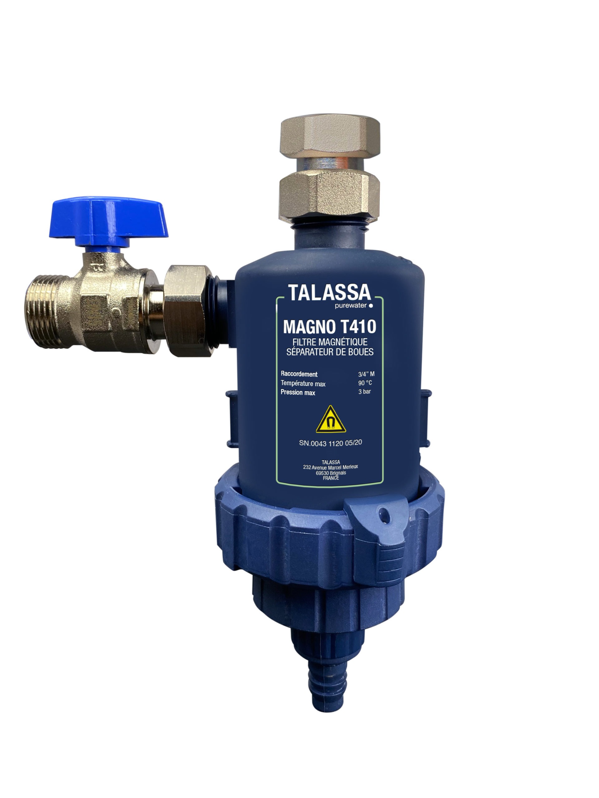 Talassa Magno T410 filtre magnétique chaufferie