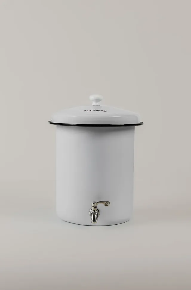 Ecofiltro 5L filtre à eau blanc 5 litres sans plastique