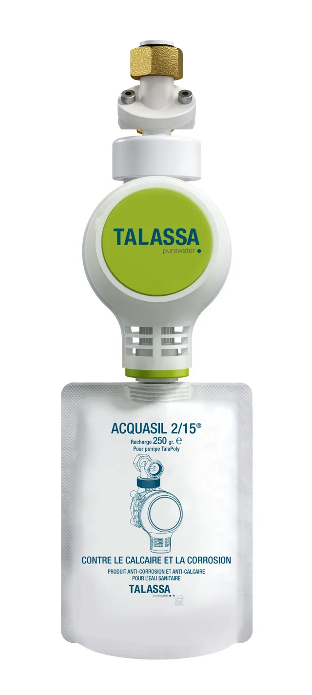 TALASSA Talasil 360 pompe doseuse anti-calcaire chaufferie