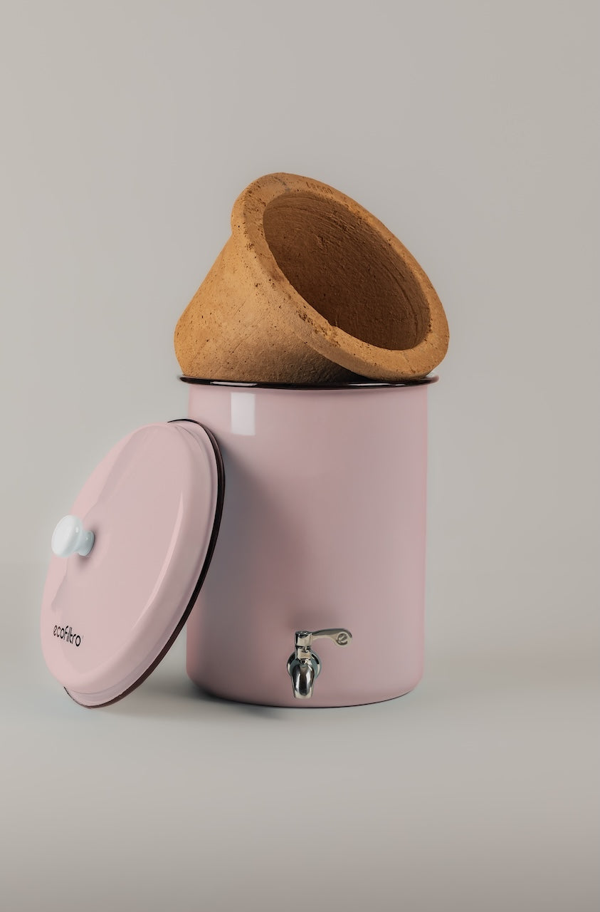 Ecofiltro 5L filtre à eau rose bébé 5 litres sans plastique