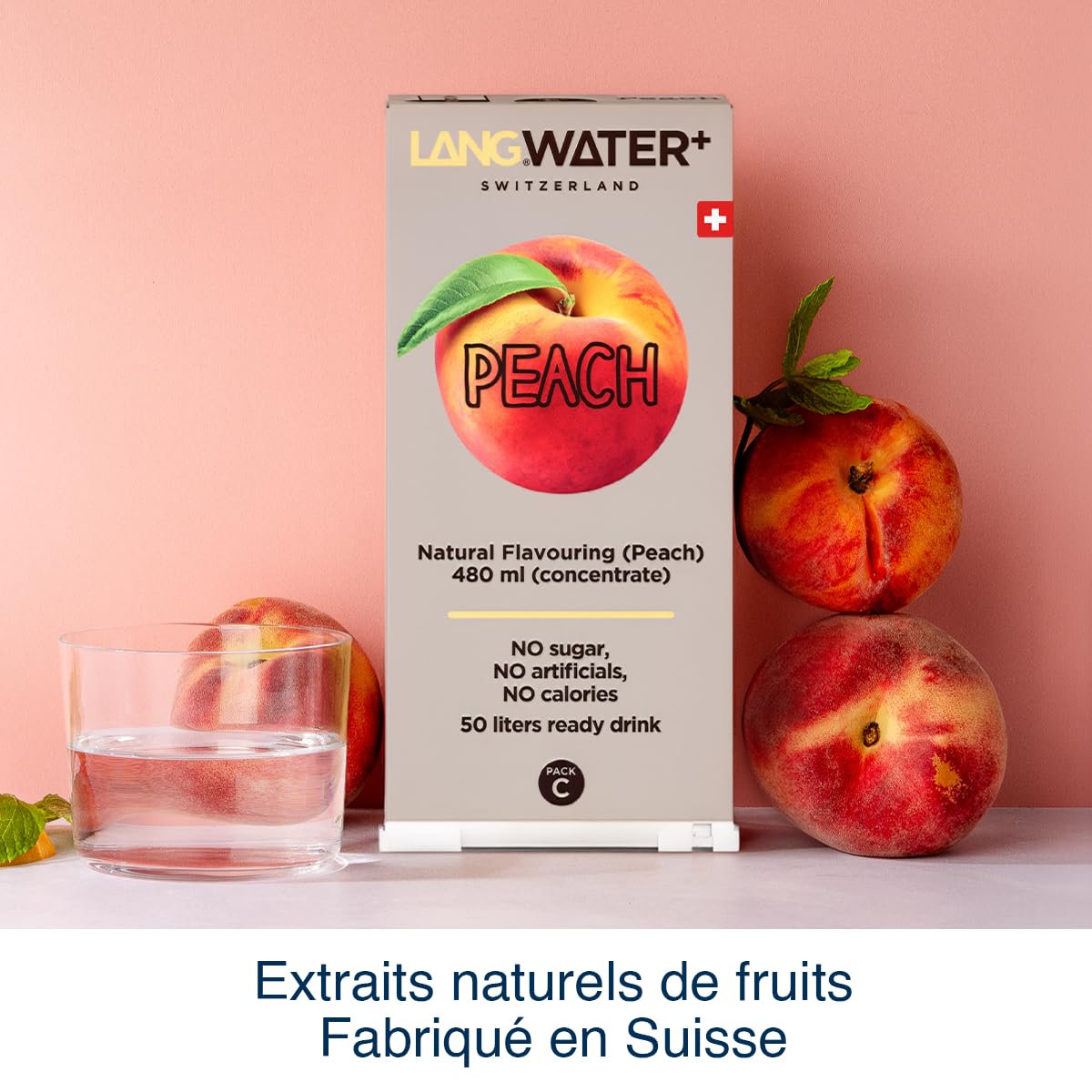 Lang Flavors arôme eau pêche naturelle 50 L The Well