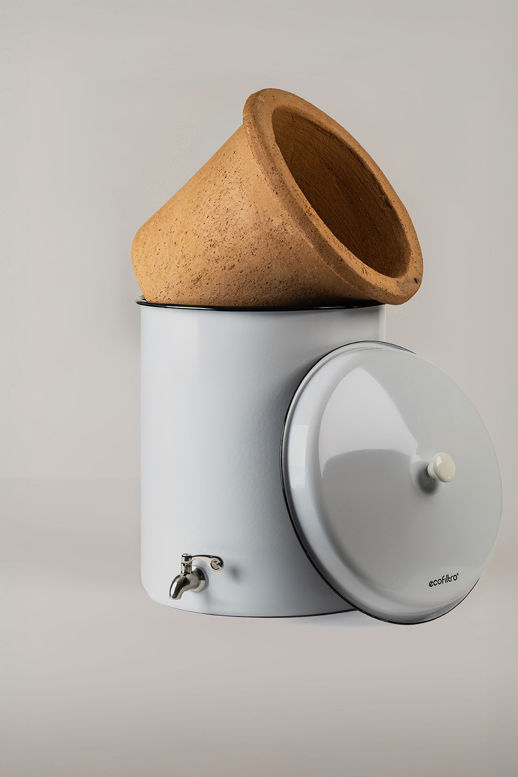 Ecofiltro 20L filtre à eau blanc 20 litres sans plastique