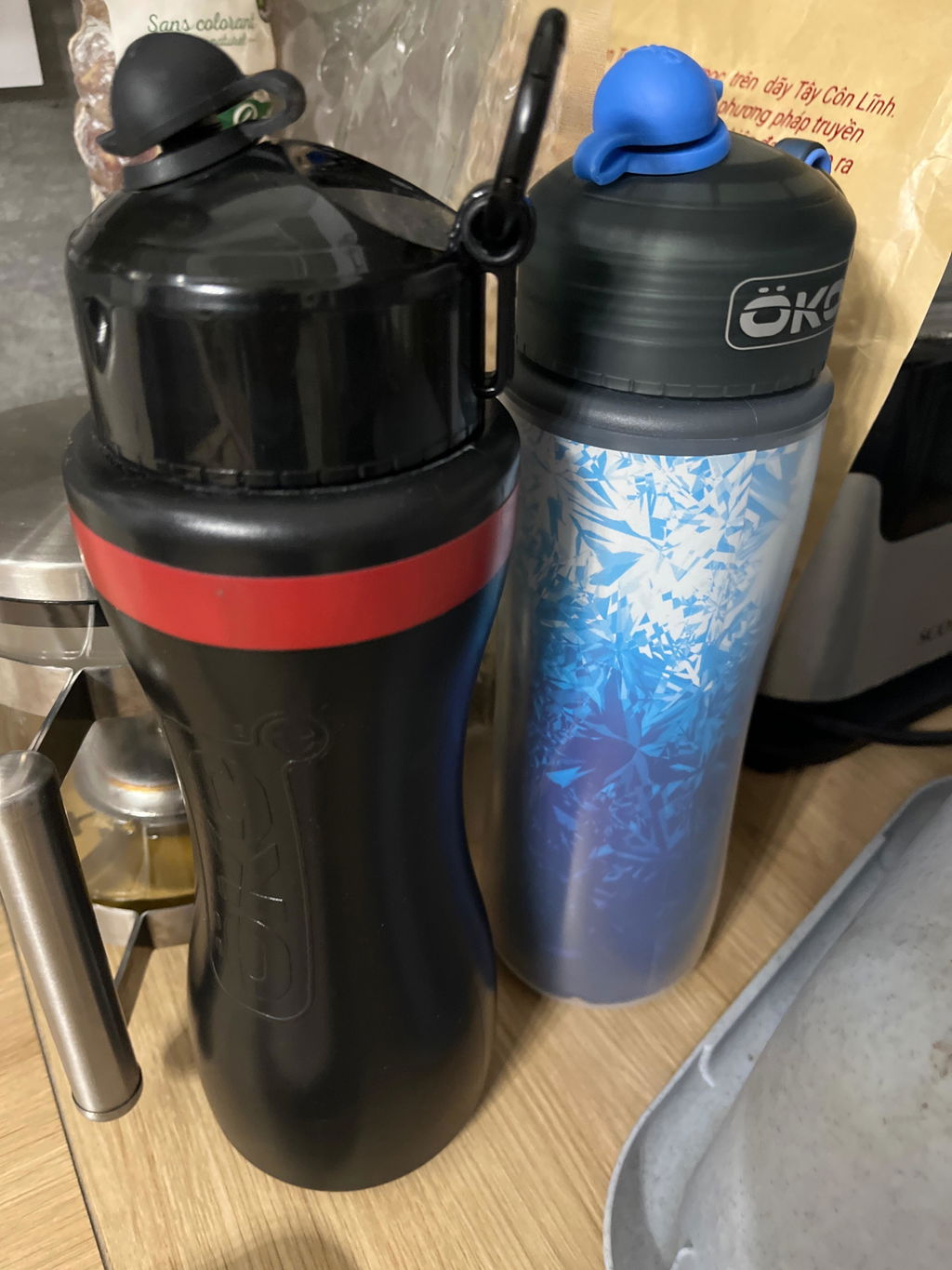 ÖKO Fresh gourde filtrante isotherme 600 mL bleu filtre inclus
